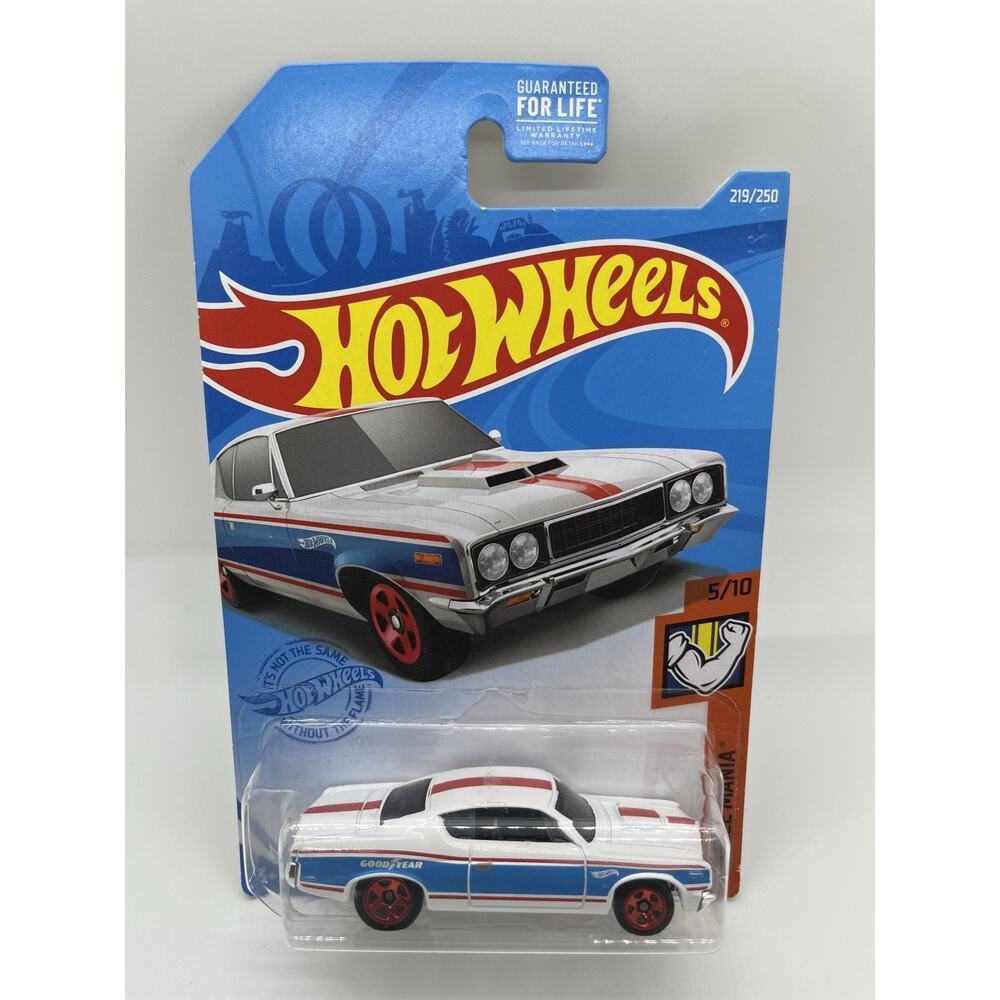 Hot Wheels 2021 Muscle Mania AMC Rebel Machine Car White Blue Stripe SEALED